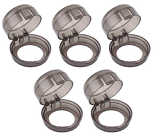 Child Safety Gas Stove Knob Protection Cover High Temperature Child Proof Oven Knob Cover Stove Knob Protection Cover (Transparentes Schwarz)