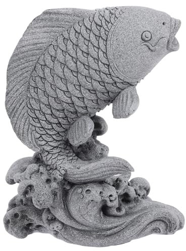 Luxshiny Estatua De Pez Realista para Estanque Decoración Subacuática Accesorios para Acuario