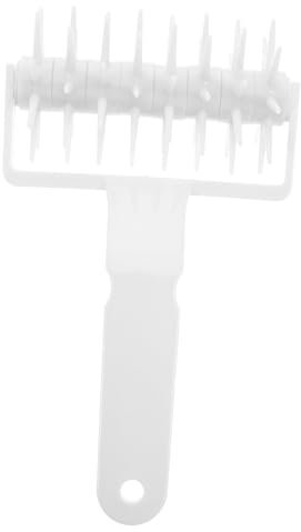 Amosfun Pizza Dough Puncher Reusable Roller Spikes for Making Pizza Tortilla and Cookie Baking Supply