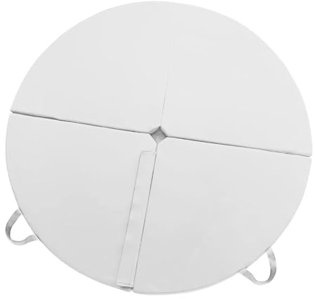 Perfeclan Pole Dance Matte Pad, Faltbar, Wasserdicht, Sicherheitsmatte, Schutzmatte, Kissen für Zuhause, Fitnessstudio, Sport, Tanztraining, Gymnastik, Weiß