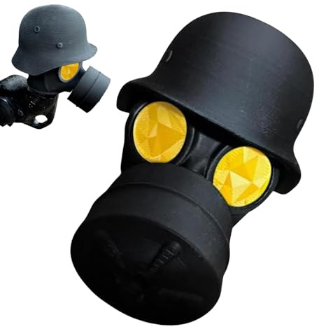 Cover Cap for Trailer Coupling, Fun Ga s Mask Helmet Trailer Hitch Cover, Trailers Hub Bearing Dust Caps, Protective Cap Tow Hitch Covers for Drawbar Trailers Hitchs