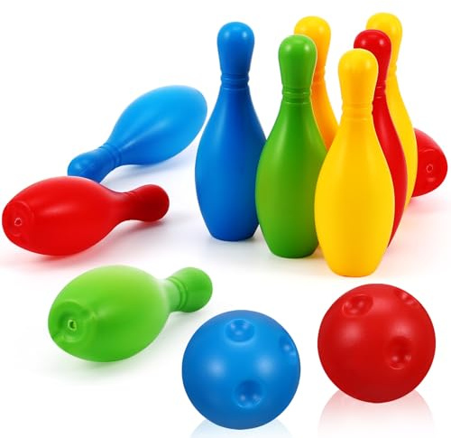 Toyvian 1 Set Bowling Bocce Bowling per Giocattoli Bowling Giochi Bowling per Colore Casuale