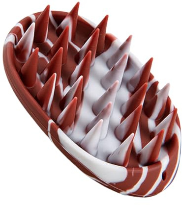 Brosse de massage en silicone pour cuir chevelu, brosse à shampooing, exfoliant pour cheveux secs et humides