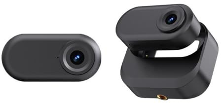FUANA Caméra d'action HD 2,7 K : portable, grand angle, charge magnétique, matériau ABS, pour les aventures en plein air, noir