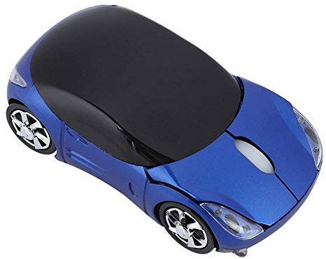 2.4G Wireless Cool Car Mouse, Optical Mouse PC Car Wireless Mouse For Adults Kid(blue)