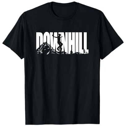 Downhill Einrad Einrad Akrobaten Monocycle Einrad T-Shirt
