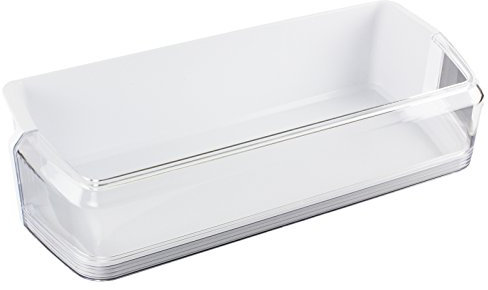 SPARES2GO Fridge Door Upper Shelf Tray Rack compatible with Samsung Refrigerator (430 x 180 x 100mm)