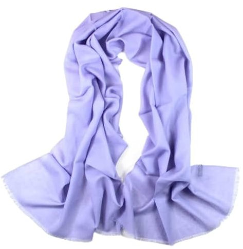 Stfery Kaschmirschal Herren, Tücher Damen Winter Scarf Helles Lila Langer Streifen Halstuch 180x65CM Weich Warm