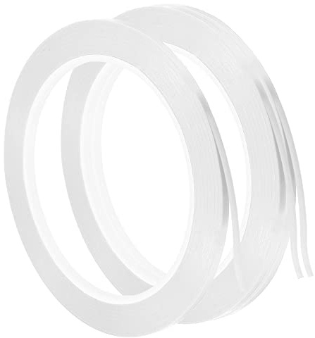 PATIKIL Whiteboard Tape 3mm X 66m, 3 Pack Thin Dry Erase Tape for Graphic Chart Marking DIY Art, White