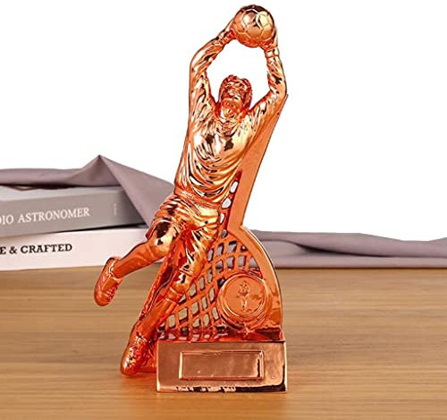 Trofei Trofei Sportivi Di Calcio Del Portiere, Trofei Portiere Della Coppa Del Mondo, Mestieri Di Placcatura In Resina, Trofei Di Gioco Di Calcio, Regali Fan Per Commemorare ( Colore : Ottone , Size :