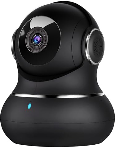 litokam 5MP Überwachungskamera, Babyphone mit Kamera Unterstützt 5G/2.4GHz, 360 Grad WLAN Kamera Überwachung Innen mit Bewegungserkennung, Nachtsicht, Cry Detection, mit APP, Alexa