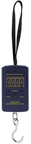 Elektronische Waage, digitale Hängewaage, großes LCD-Display, leichtes ABS mit Haken für Zuhause
