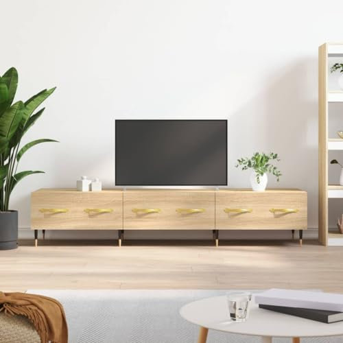 RAUGAJ Home & Garden TV-Schrank, Sonoma-Eiche, 150 x 36 x 30 cm, Holzwerkstoff