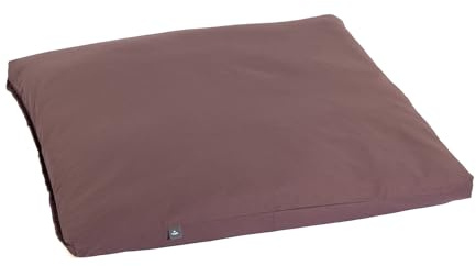 Bodhi Meditationsmatte ZABUTON | ECO Serie | Klassische Yoga Matte mit abnehmbarem Bezug aus 100% Bio-Baumwolle | Meditationsunterlage mit Reißverschluss | 80 x 80 x 5 cm