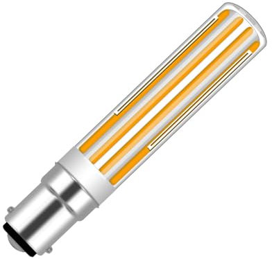 TRIJZHOU Lampadina LED B15D, dimmerabile, 10 W, sostituisce lampadine da 100 W, luce bianca calda, 2700 K, 1060 lm, lampada da 230 V, 1 pezzo [multiuso]