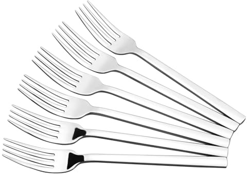 Kiddream 12-Piece Stainless Steel Dinner Forks, Kitchen Table Forks