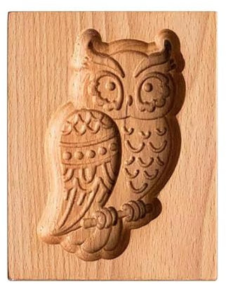 Keksformen Zum 3D Eule Geschnitzt, Plätzchenformen, Keksstempel Plätzchenformen,Cookie Cutter Für Keksstempel Prägung Kunsthandwerk Dekoration Cookie Cutter (Khaki, One Size)
