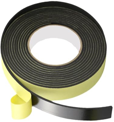 Pixaro Ruban adhésif en caoutchouc - 5 cm × 10 m - Bande d'étanchéité autocollante - Pour chauffage, ventilation et climatisation
