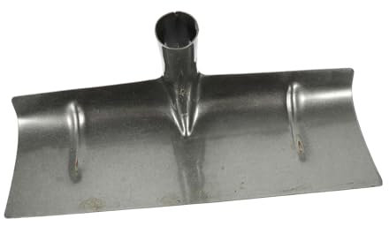BESPORTBLE Vanga Manuale Per Letame Rastrello Singolo 40 Cm in Metallo Resistente Per Pulizia Letame Avicolo e Terra in Allevamenti Familiari
