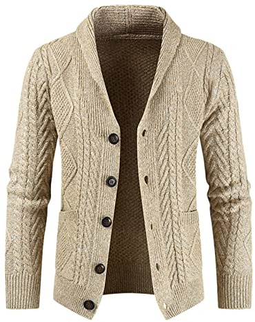 Trachtenjacke Herren Janker Trachtenjanker Trachten Strickjacke Modern Business Jacke Tracht Männer Oktoberfest Kleidung Trachtenstrickjacke Sweatjacke