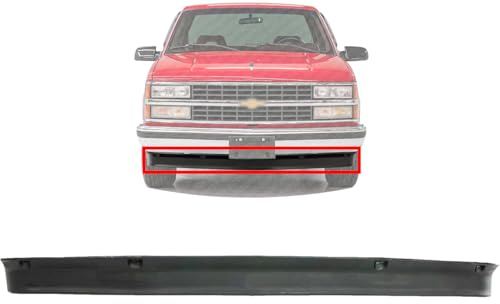 AutoEdgeParts Front Bumper Air Dam Lower Valance w/o Holes Compatible With 1988-2000 Chevrolet C/K 1500 2500 3500 Direct Replacement 15569428 GM1090108