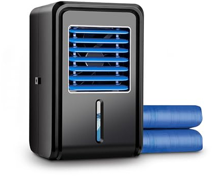 Materasso ad acqua con refrigerante da 2,5 l, controllo del vento a 4 velocità, controllo della temperatura, timer di 12 ore, ideale per casa o dormitorio