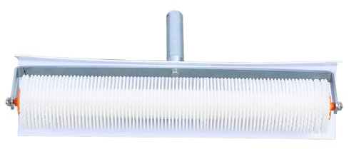 Naroote Rullo per Pavimento Composto con Punte Autolivellante in Lattice per Pavimenti da 500 Mm, Punte in Plastica da 21 Mm, Paraspruzzi Incluso, Adatto per Superfici Lisce del Massetto, Ideale per