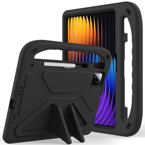 Funda Infantil para Xiaomi Mi Pad 8 11.2 2025 & Xiaomi Mi Pad 8 Pro 11.2 2025, Espuma EVA, Ligera, a Prueba de Golpes, Duradera, Funda de Tableta con asa y Soporte para Niños