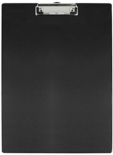 Westcott Klemmbrett, für A3 Hochformat, Kunststoff, schwarz