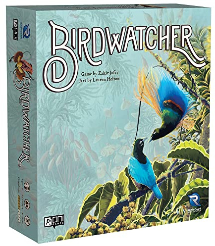Renegade Birdwatcher Brettspiel, Englisch | Fotografiere Paradiesvögel, locke sie an deinen Baum und veröffentliche Funde; 1-5 Spieler, 25-60 Min., ab 13