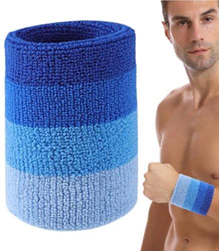 Bracelets de Tennis – Bande d'absorption de la Transpiration pour la Protection du Poignet, vêtements athlétiques pour Tennis, Yoga, Course à Pied, Tennis de Table, Basket-Ball, Badminton Teksome