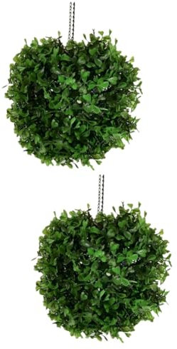Angoily 2pcs Solar Powered Plant Grass Chandelier Hanging Lamp Pendant Light for Garden Decorative Lamp Warm Light