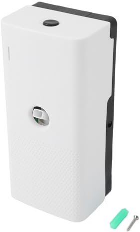 Diffusor für ätherische Öle, Automatisches Timing, Wasserloser Duftdiffusor, Aromamaschine für ätherische Öle für das Badezimmer zu Hause und Im Hotel (White)