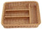 BGFAVCV Rattan Cutlery Basket Cutlery Basket Storage Cutlery Chopstick Basket Rattan Desktop Drawer