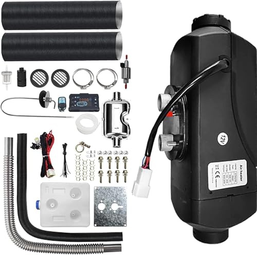 WUGMCNFBC Riscaldatore ad Aria Diesel, riscaldatore a gasolio, riscaldatore da parcheggio, per Auto, Camion, roulotte, Autobus, Camion, Barche a Motore, rimorchi (2 kW 10 l)