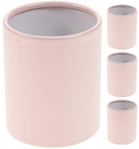 Homoyoyo 4stücke Runde Blumenboxen aus Pappe Kleine Zylindrische Blumeneimer für Blumenarrangements Tischdekorationen Partyzubehör und Mehr