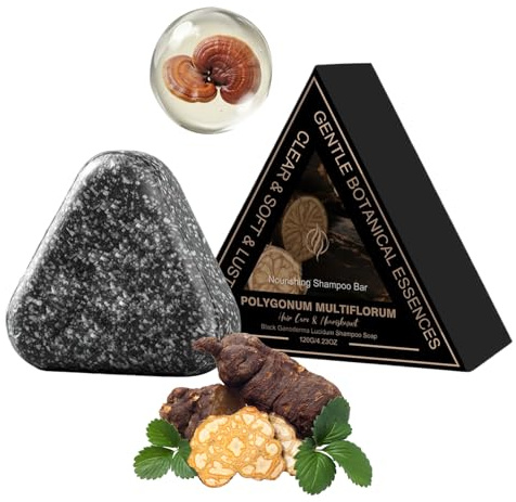 Champú Sólido | 120 Gramos Forma Triangular Lavado Natural Fortalecedor - Jabón Capilar | Para Viaje Cuidado Rutinario Cabello Cuerpo Cuero Cabelludo Barba Hombres Mujeres