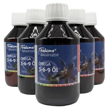 pahema Omega 3-6-9 Öl mit Bio Borretschöl - 100% Natur (6 x 250 ml) | Unterstützt Haut & Fell, stärkt die Abwehrkräfte, liefert essentielle Fettsäuren und natürliche Energie