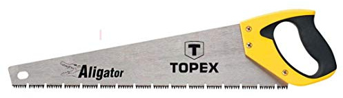 Scie à main TOPEX 450mm aligator 7 tpi coupe rapide