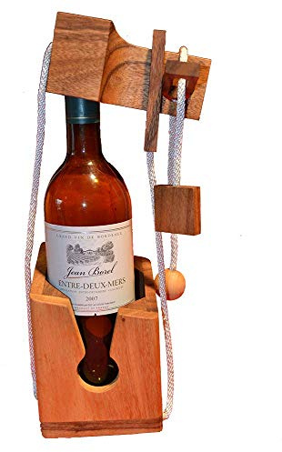 Knobelholz.de Weinflaschen Puzzle medium