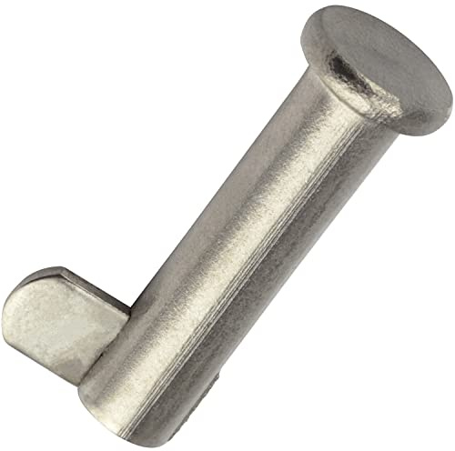 OPIOL QUALITY® Klappbolzen 8x28 mm aus Edelstahl A2 V2A (5 Stück) Klappnasenbolzen Steckbolzen Klappnase Klappsplint Sicherungsbolzen Klappstecker Bolzen Splintbolzen