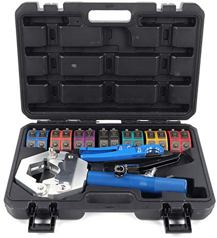 Fydun Kit Piegatubi Idraulico a/C Portatile Tubo Flessibile per Aria Condizionata Automatica Manuale Portatile Strumento di Crimpatura Raccordi