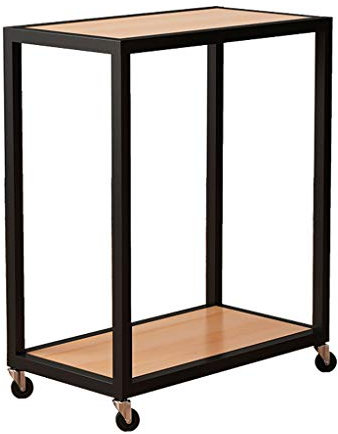 Soporte CPU Bajo Mesa Moblie de madera UPC Estar ordenador personal Carrito del soporte de la torre de soporte con freno Desktop Host Chassis Soporte bandeja Simple Chassis Base Rack Soporte para CPU