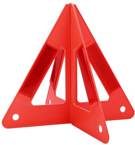 KFZ Warndreieck Tragbares Auto Notfall Pannendreieck Reflektierendes Auto Triangle Dreieck Autozubehör für Unfall Pannen Rot