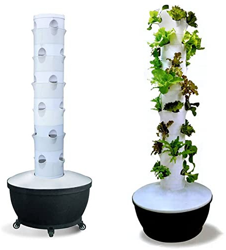 ARWIC Tour hydroponique, système de Culture hydroponique de Jardin à 6 étages et 36 dosettes, kit de Culture aéroponique, système de Plantation aquaponique, pour Herbes, Fruits et légumes