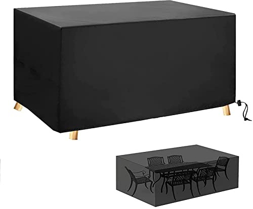 Jianghu Art Abdeckplane Wasserdicht GartenmöBel Lounge Abdeckung Wasserdichtem 200X140X70cm Abdeckhauben für Möbelsets für Gartentisch Sitzgruppe Möbelsets,Schwerlast 600D-Oxford Gewebe