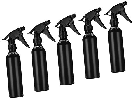 FRCOLOR 5pièces Vaporiseurs Rechargeables Alliage Aluminium Lot De Vides Pour Parfum Brume Et Eau Appoint