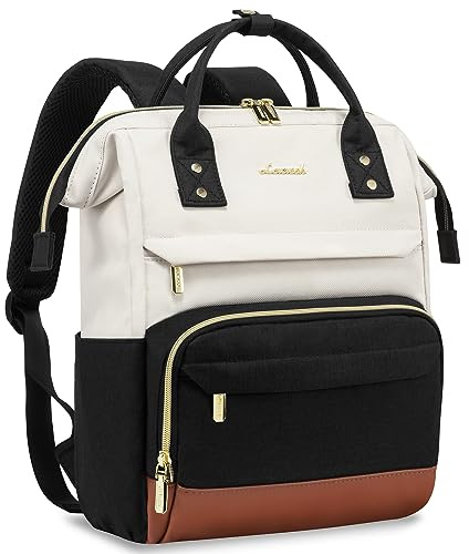 LOVEVOOK Rucksack Damen Klein, Rucksackhandtaschen Elegant | Wasserdicht Cityrucksack Rucksacktache 2 in 1, Schulrucksack Backpack Tagesrucksack für Freizeit Schule Reisen Arbeit