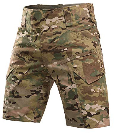 VOTAGOOGEAR Taktische Cargo Shorts Herren Stretch Cargo Shorts1/2 Kurze Arbeitshosen mit 9 Tasche für alle Outdoor-Aktivitäten und Täglich (Ohne Gürtel)