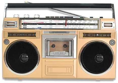 Radio Boombox con lettore CD e cassette, radio FM/DAB+, registrazione USB, Bluetooth, ideale per riunioni di famiglia e viaggi